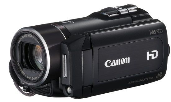 キヤノン、64GB内蔵メモリーのiVIS HF S11とHF21を発表 | VIDEO SALON